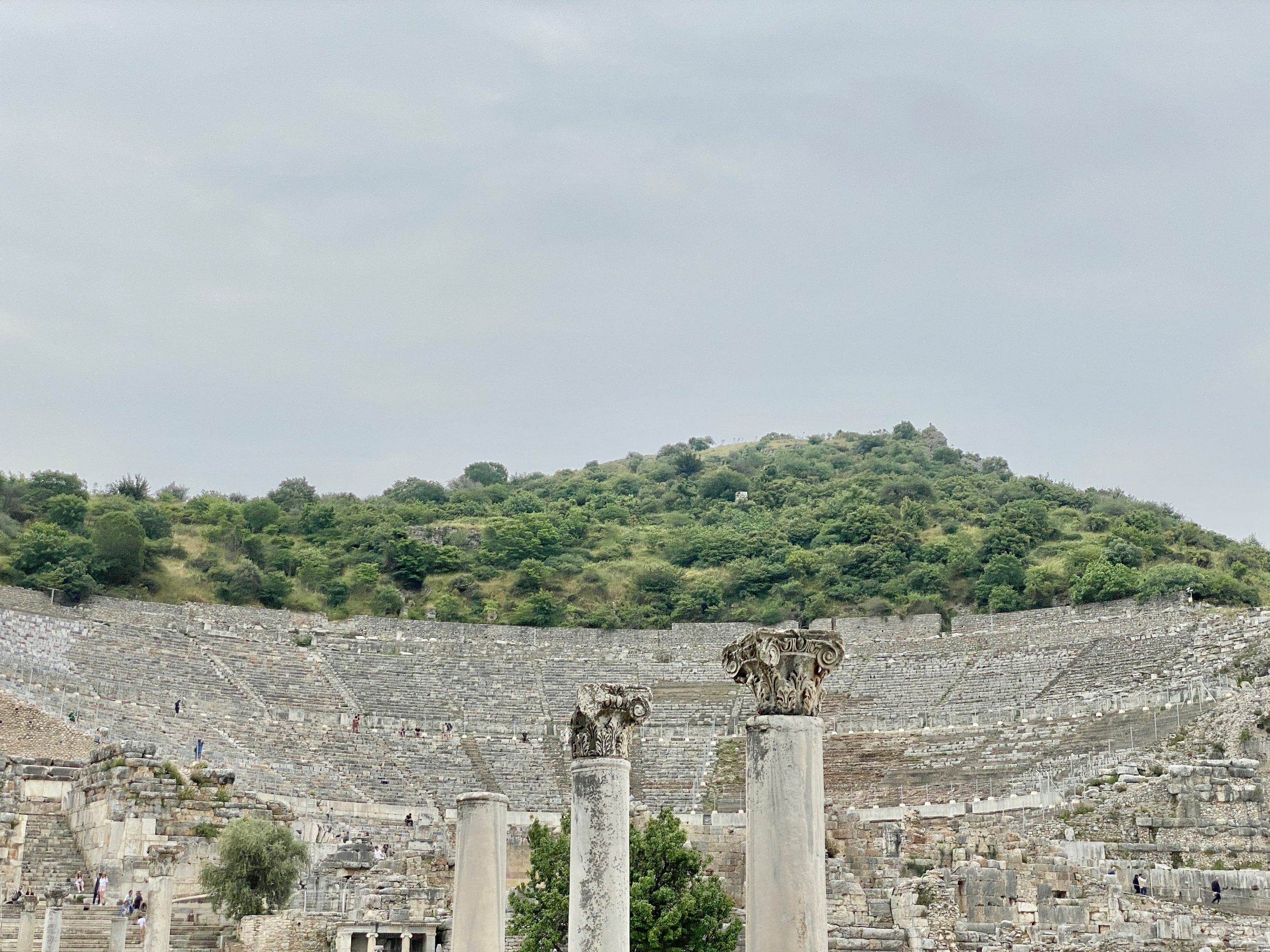 The great theatre of Ephesus carved into the hillside