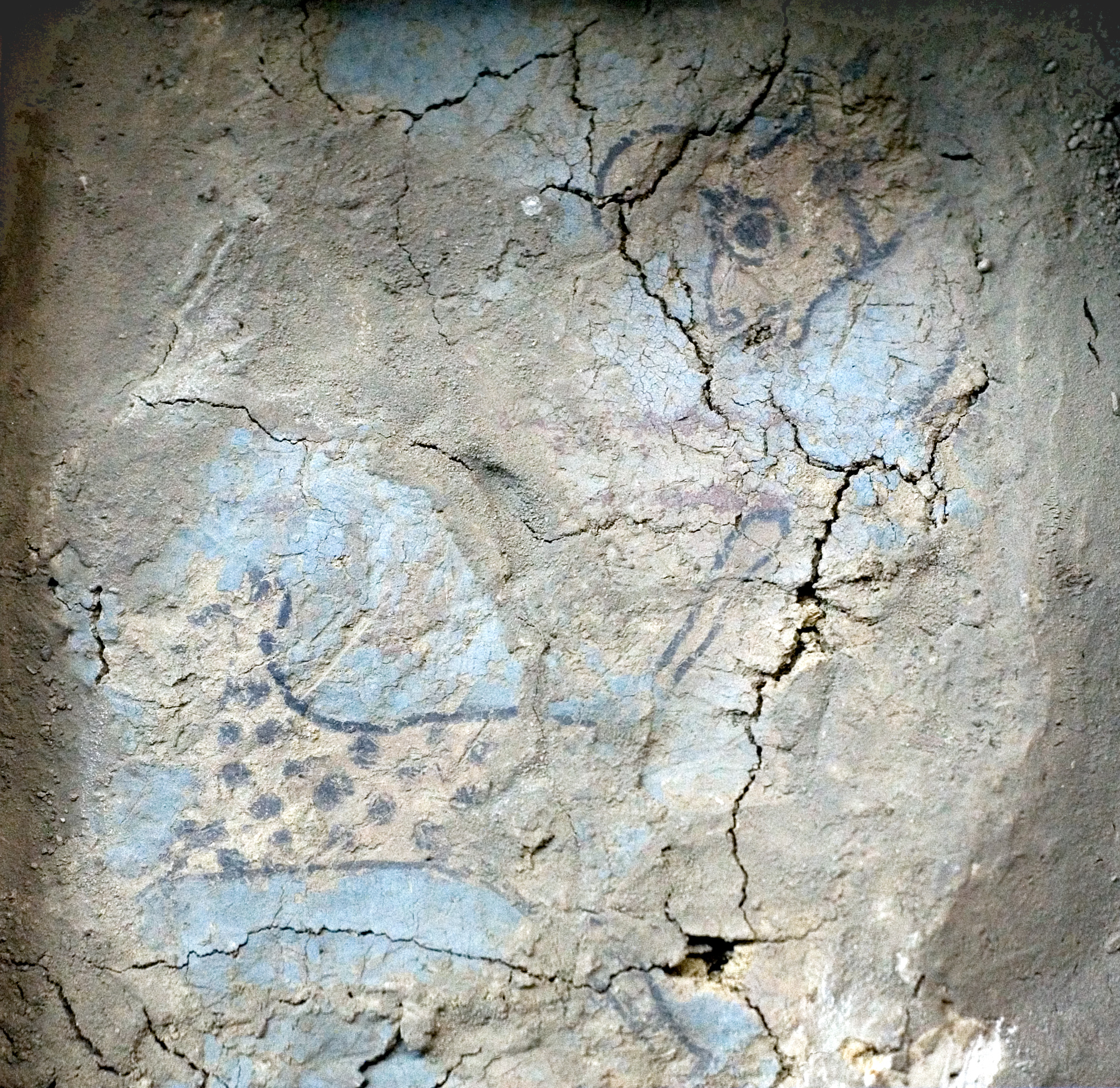 A colorful Urartian fresco from Erebuni