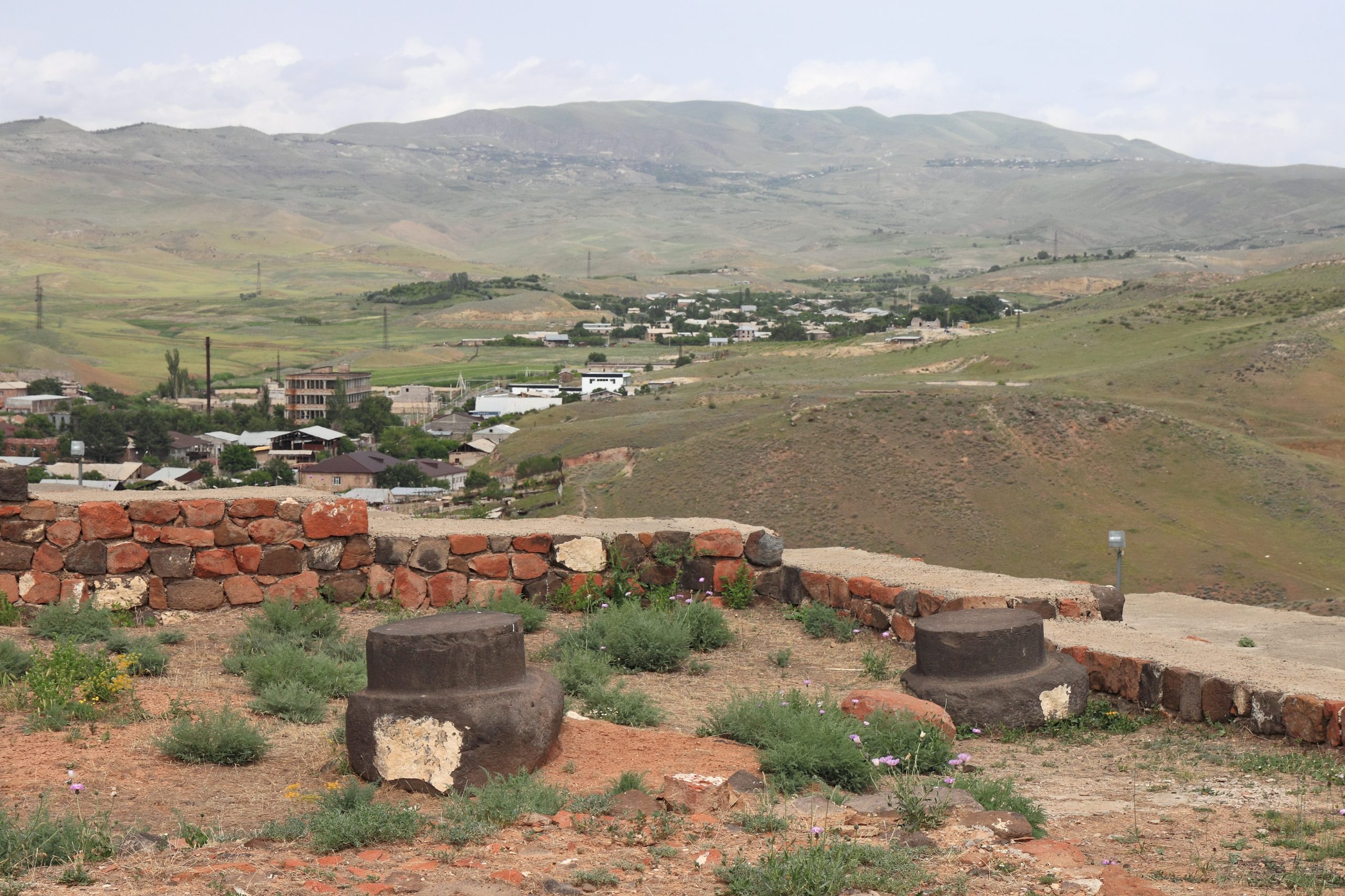 Excavated remains within the Erebuni citadel