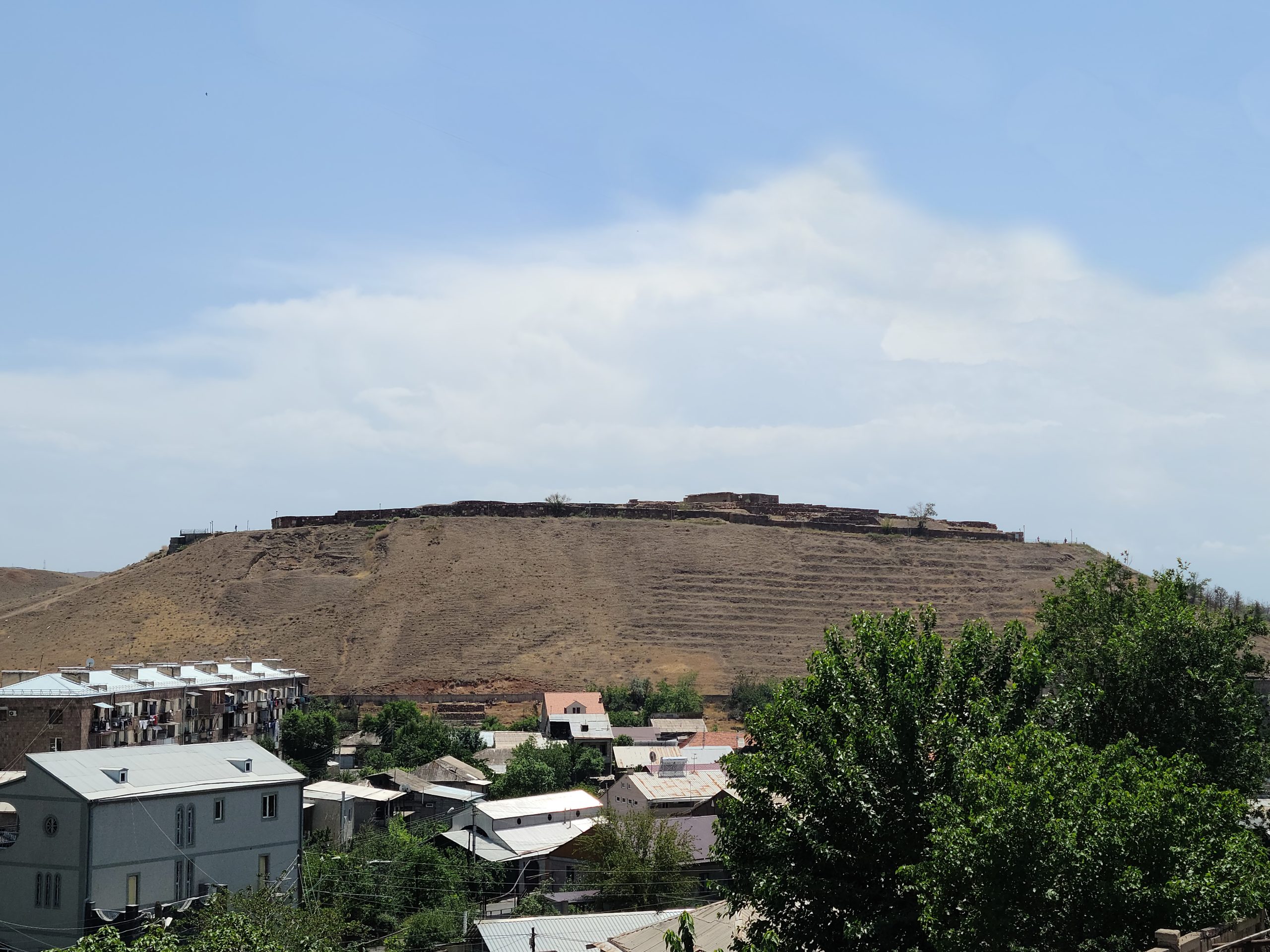 A view across the ruins of the Erebuni citadel