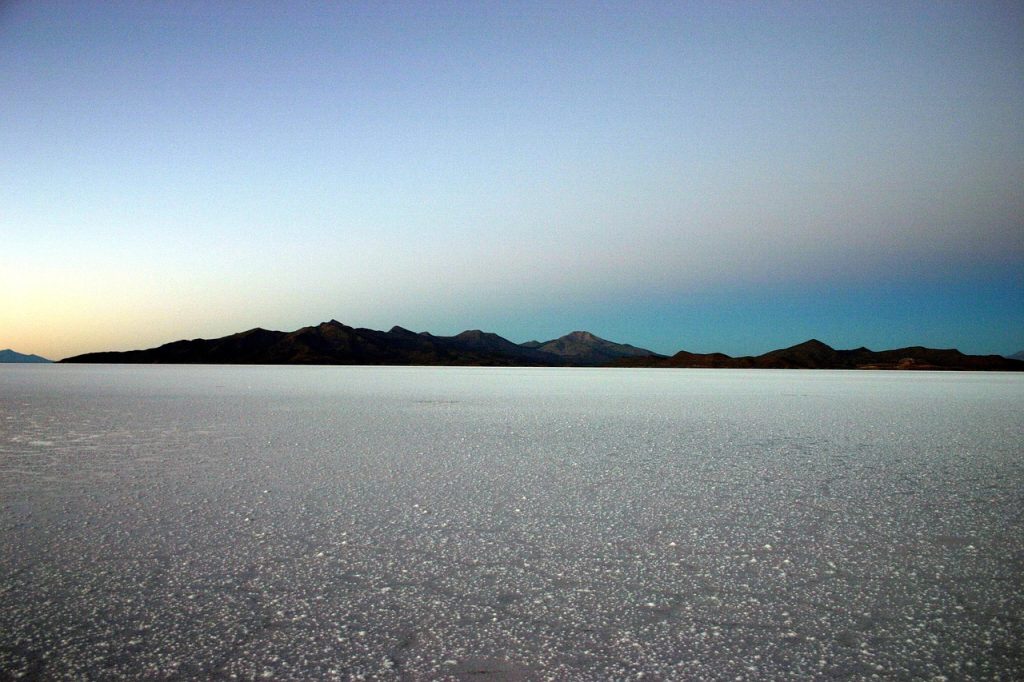 The Uyuni salt flat, backdrop to highland gatherings and rites
