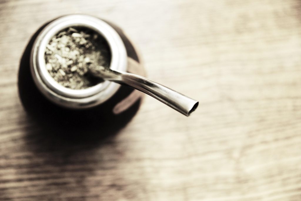 Yerba mate, a plant first cultivated and prepared by the Guarani