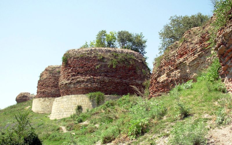 The ruins of ancient Gabala in Azerbaijan