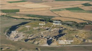 Aerial view of the citadel mound at Gordion