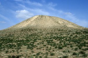 The Midas mound rising above the plain at Gordion