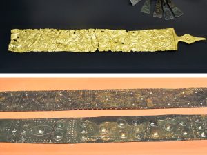 Hallstatt bronze belt-plates
