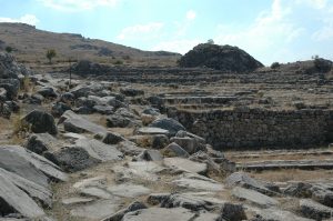 Foundations of the Great Temple in the lower city of Hattusa