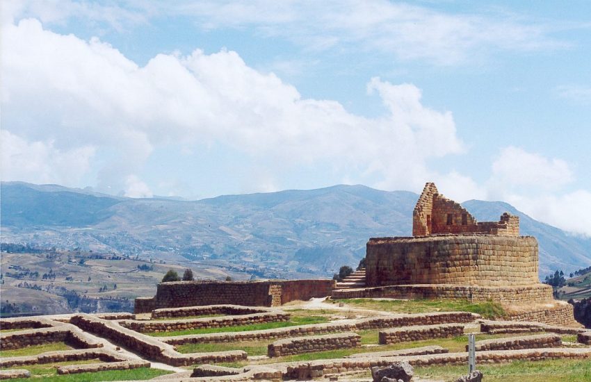 The Inca and Canari ruins of Ingapirca in Ecuador