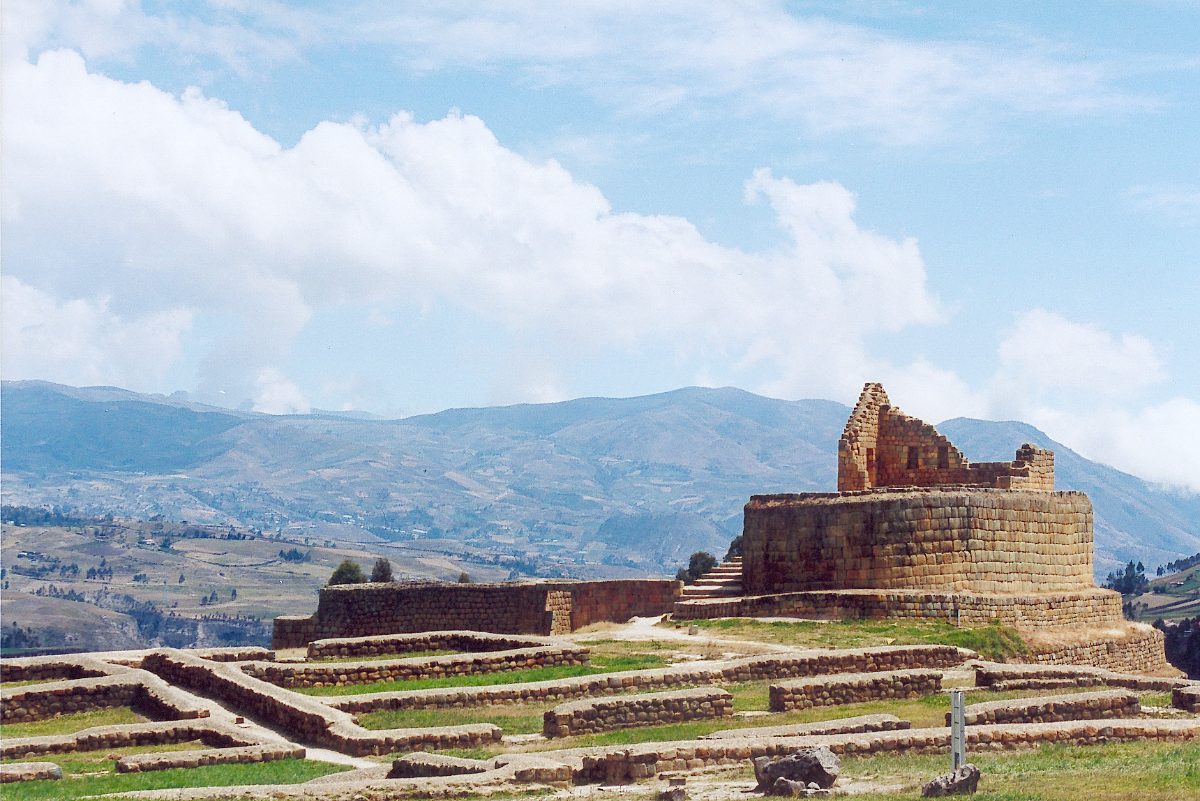 The Inca and Canari ruins of Ingapirca in Ecuador