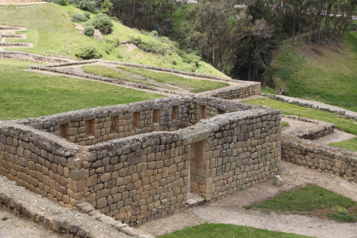 Detail of precise Inca stonework at Ingapirca