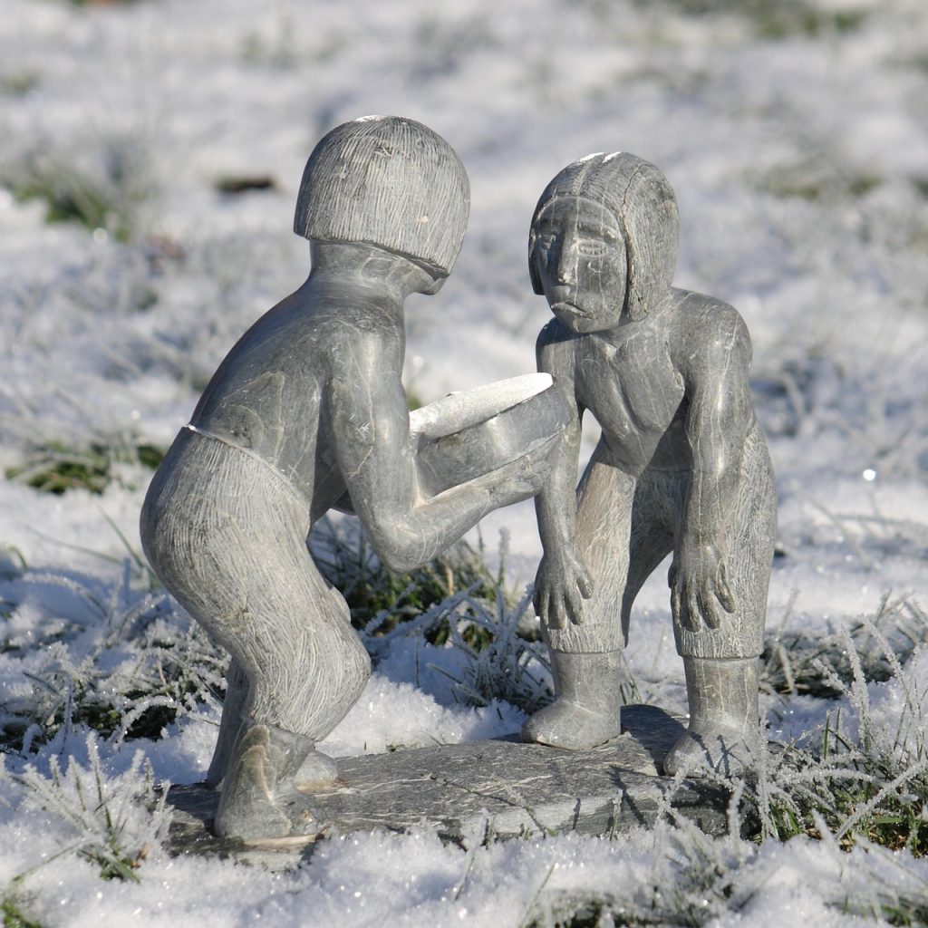 Inuit communities today balance traditional life with modern institutions and technology.
