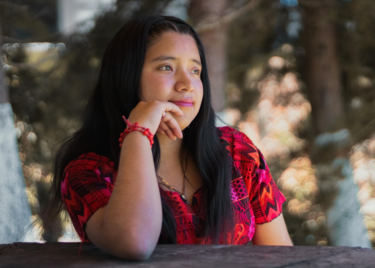 Indigenous highland woman of the Ixil people