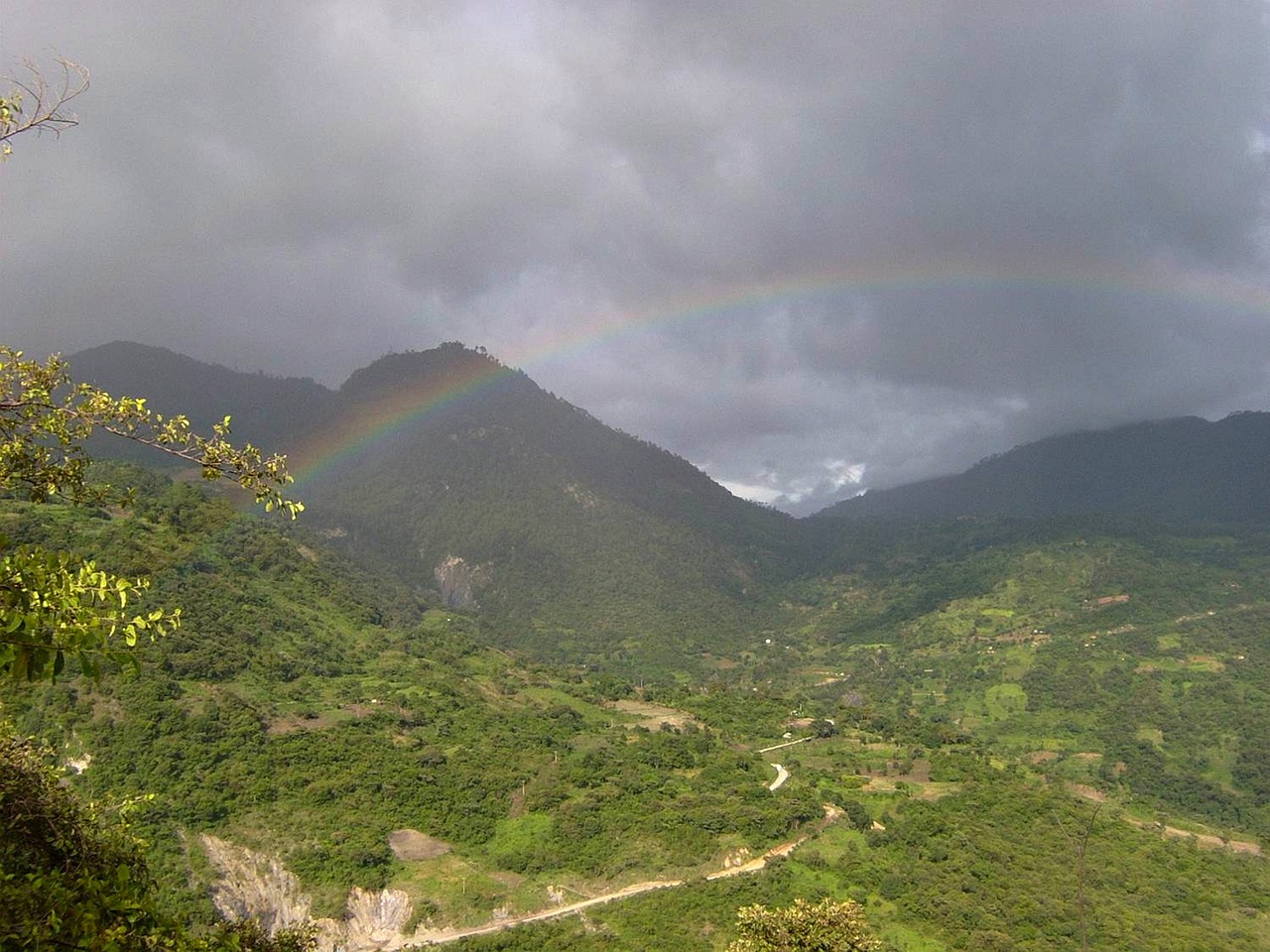 Highland Guatemalan landscape of the ancestral Ixil region