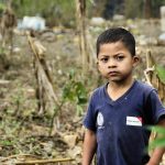 Ixil Maya child in the highlands of Guatemala