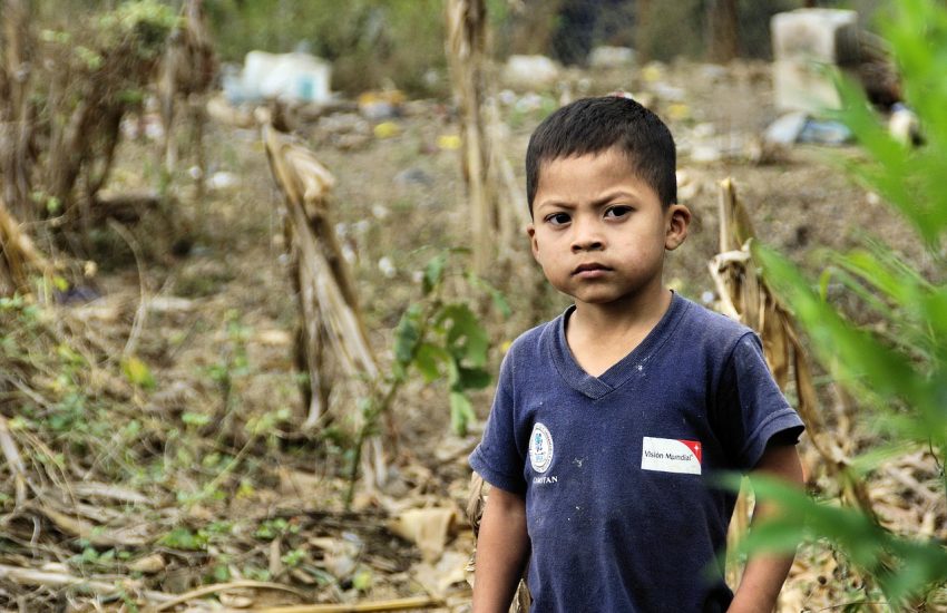 Ixil Maya child in the highlands of Guatemala
