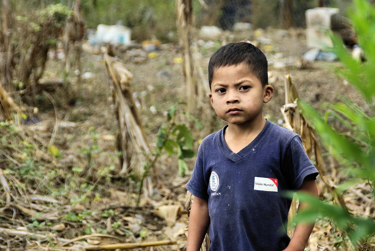 Ixil Maya child in the highlands of Guatemala