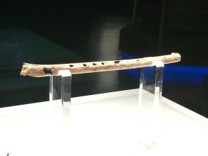 A bone flute from Jiahu, among the oldest playable musical instruments ever found