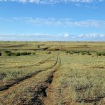 The open steppe of Kalmykia