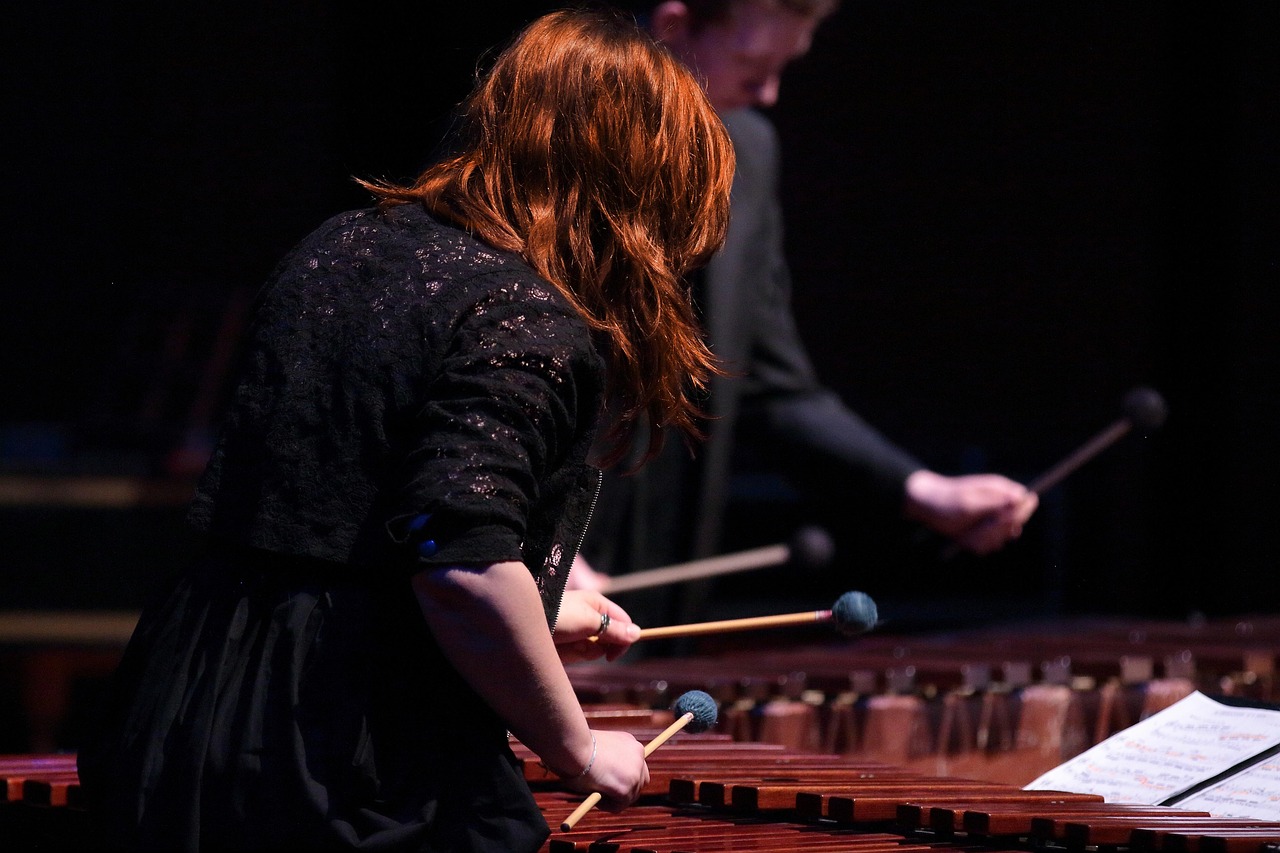 Marimba being played at a celebration