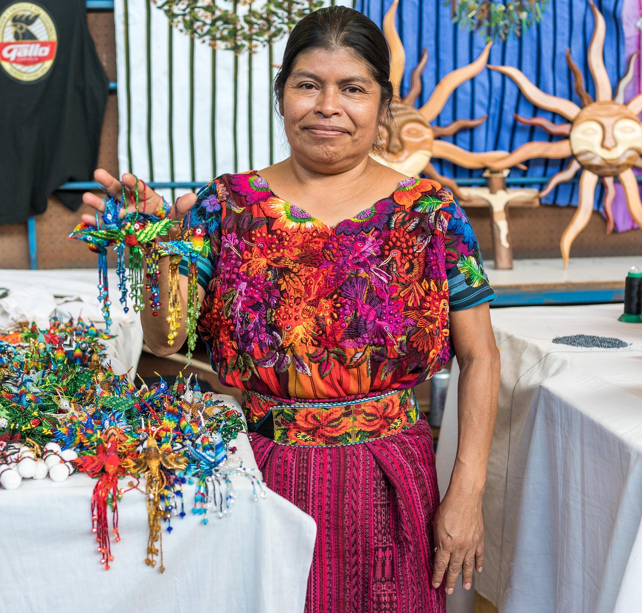 Indigenous woman representing the Kaqchikel language community