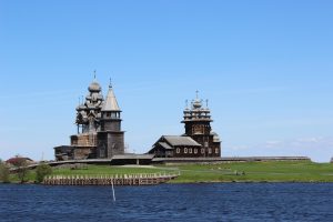 Wooden church at Kizhi in Karelia