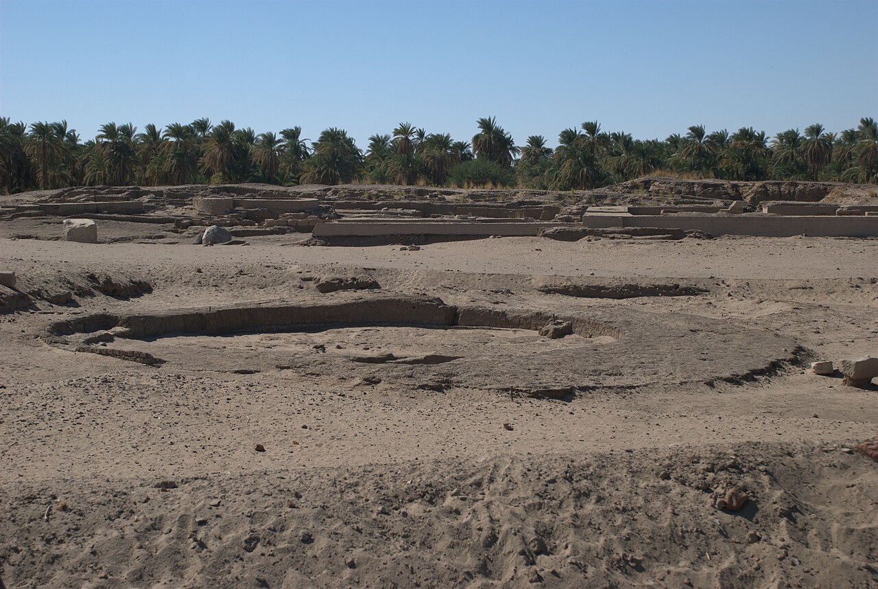 Kerma, Sudan, egyptian Pnubs near western Deffufa