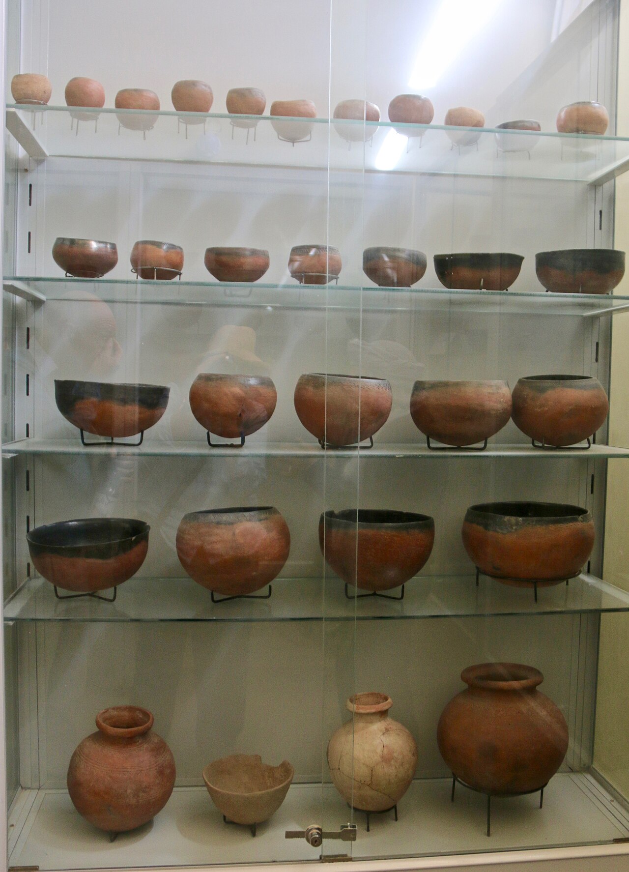 Pottery, Kerma Museum, Kerma, Sudan, North-east Africa The most characteristic product of Kerma is its pottery, which is