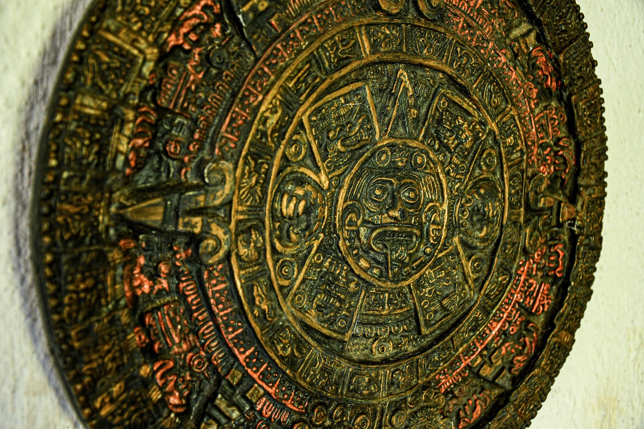 Maya calendar glyphs representing the K'iche' language and writing