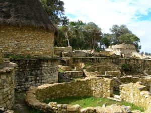The stone fortress of Kuelap in the Peruvian Andes