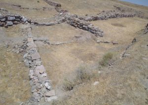 General view of the Kultepe mound, ancient Kanesh, in central Turkey