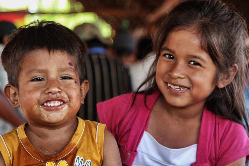 Children growing up bilingual in Aymara and Spanish