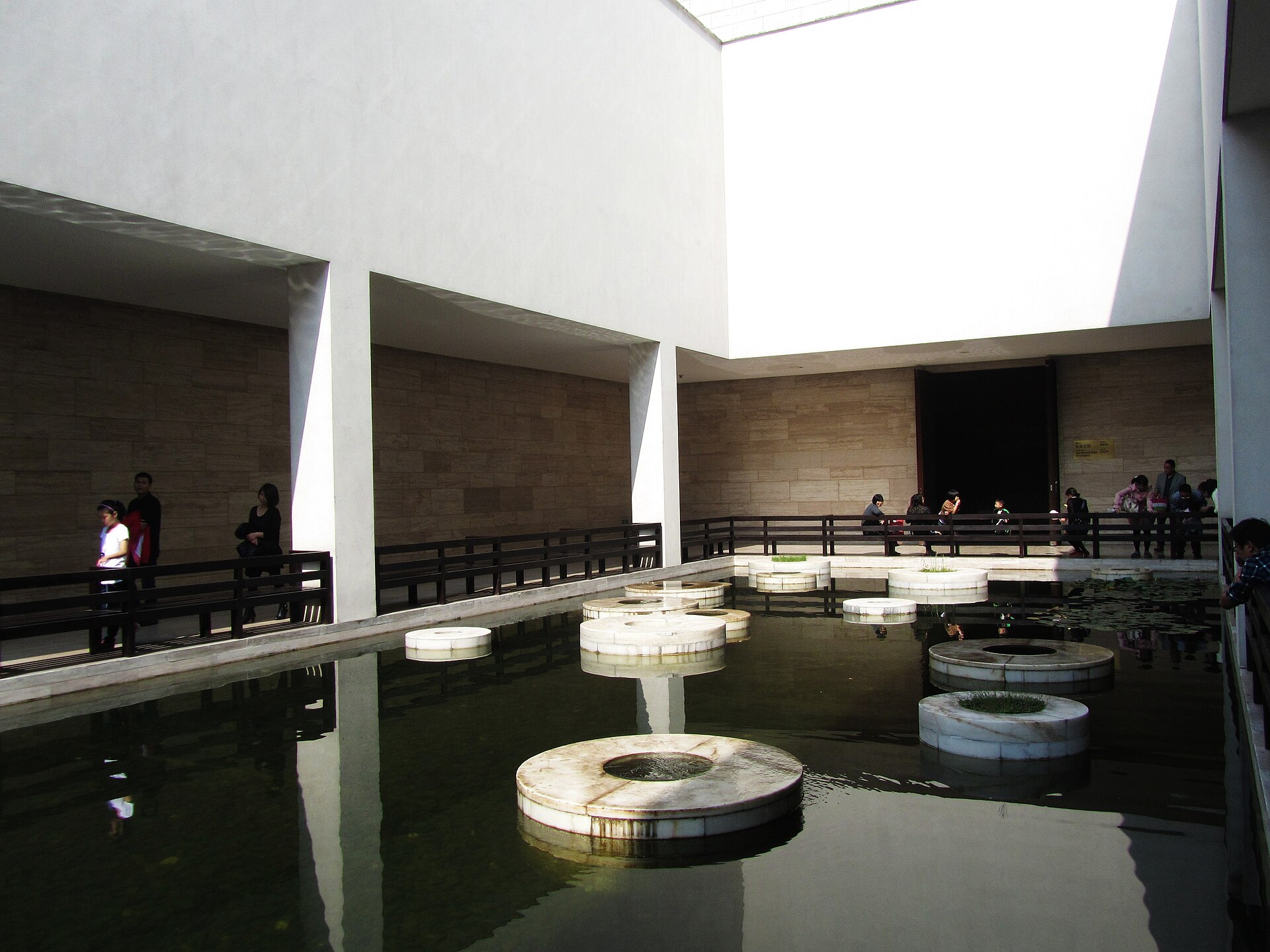 Galleries inside the Liangzhu Museum, where the finds from the ancient water city are displayed.