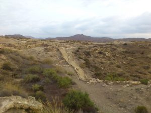 Overview of the Los Millares archaeological site in Almería