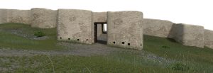 Reconstruction of the main gate of the outer wall at Los Millares