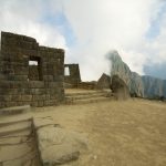The classic view of Machu Picchu with Huayna Picchu peak behind it