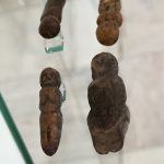 Upper Paleolithic art: (7) Figurines from Malta in Siberia. Probably replicas. Anthropos Pavilon, Brno.