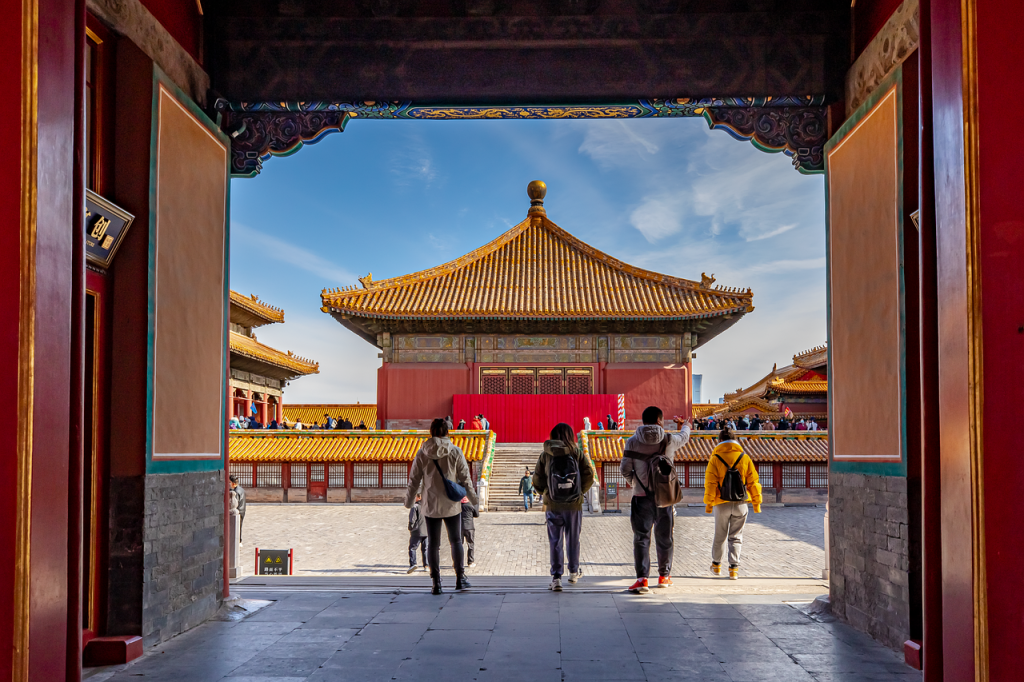 The Forbidden City, seat of the Manchu Qing emperors for nearly three centuries.