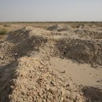 Overview of the Mehrgarh archaeological site on the Kacchi plain in Balochistan