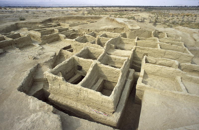 Remains from the earliest period at Mehrgarh, the foundation from which South Asia’s first cities would grow.