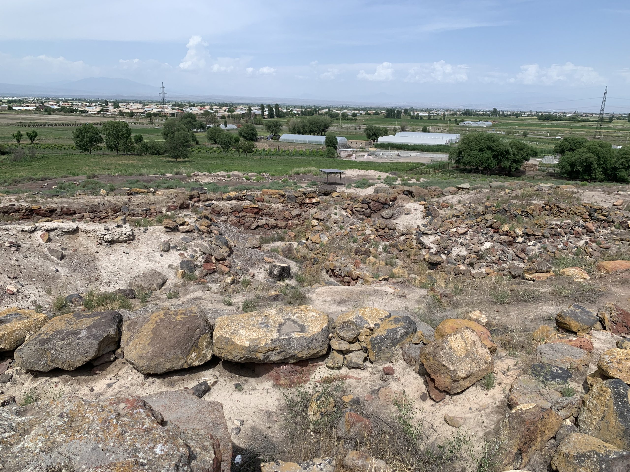 Excavated remains at the Metsamor site