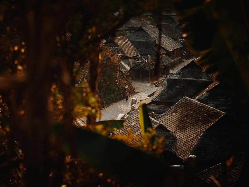 Wooden villages clustered on the mountainsides, the heart of Miao society.