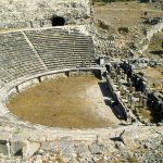 The great theater of Miletus rising above the ancient city