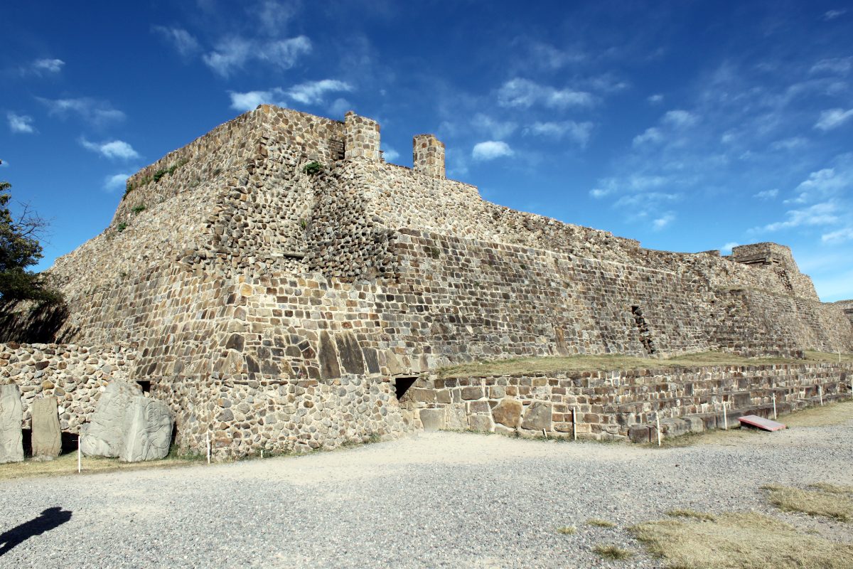 Building L structure at the Monte Alban archaeological site