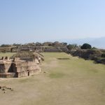 Main Plaza of Monte Alban with Building J and the North Platform, Oaxaca