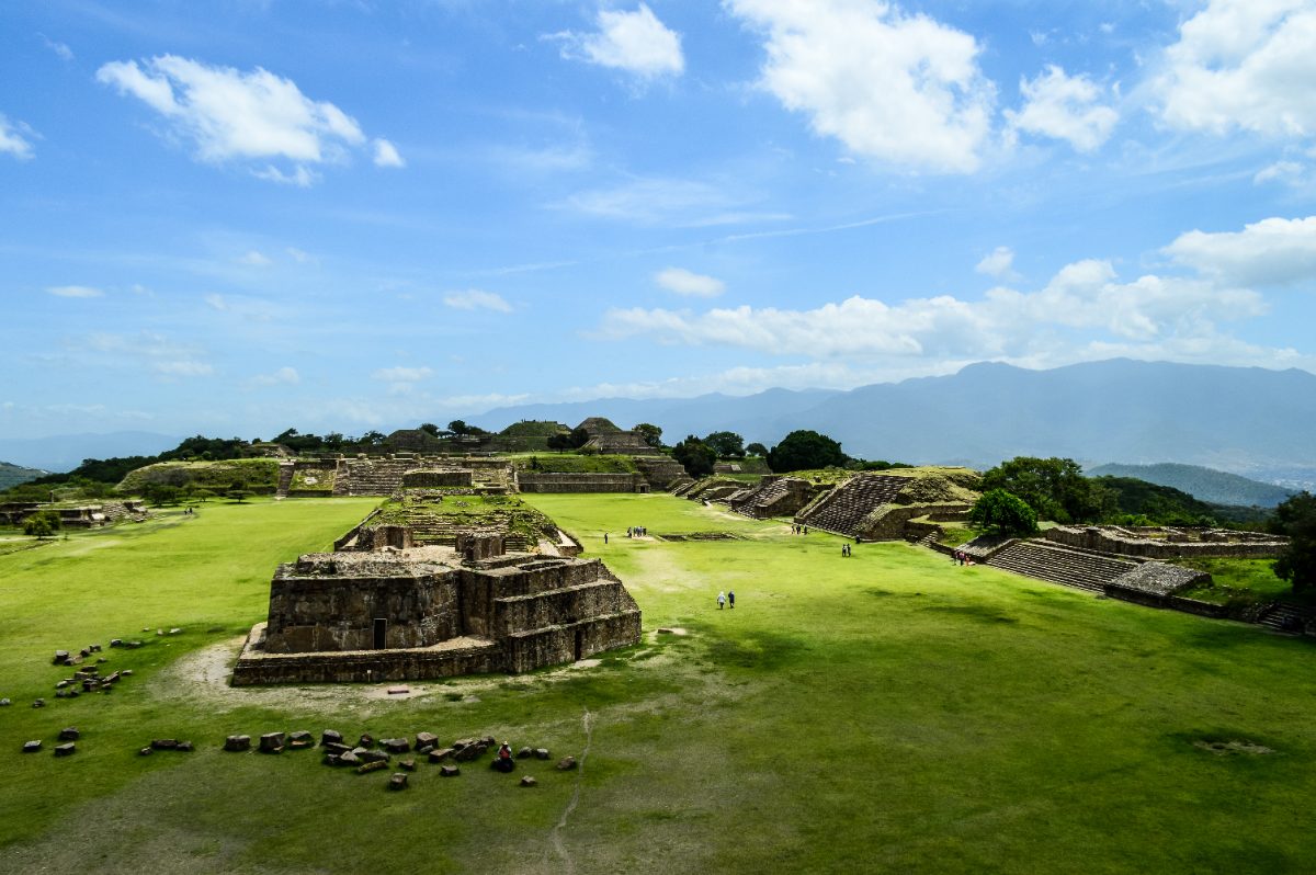 View of the South Platform at Monte Alban