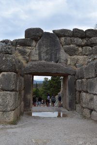 Entrance to Mycenae archaeological site