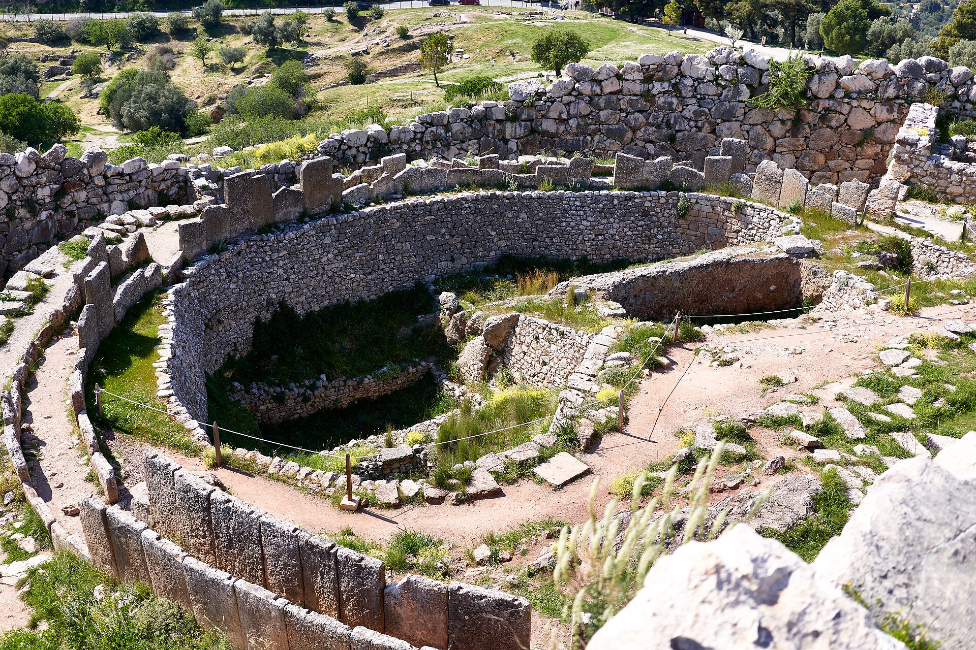 Grave Circle A at Mycenae