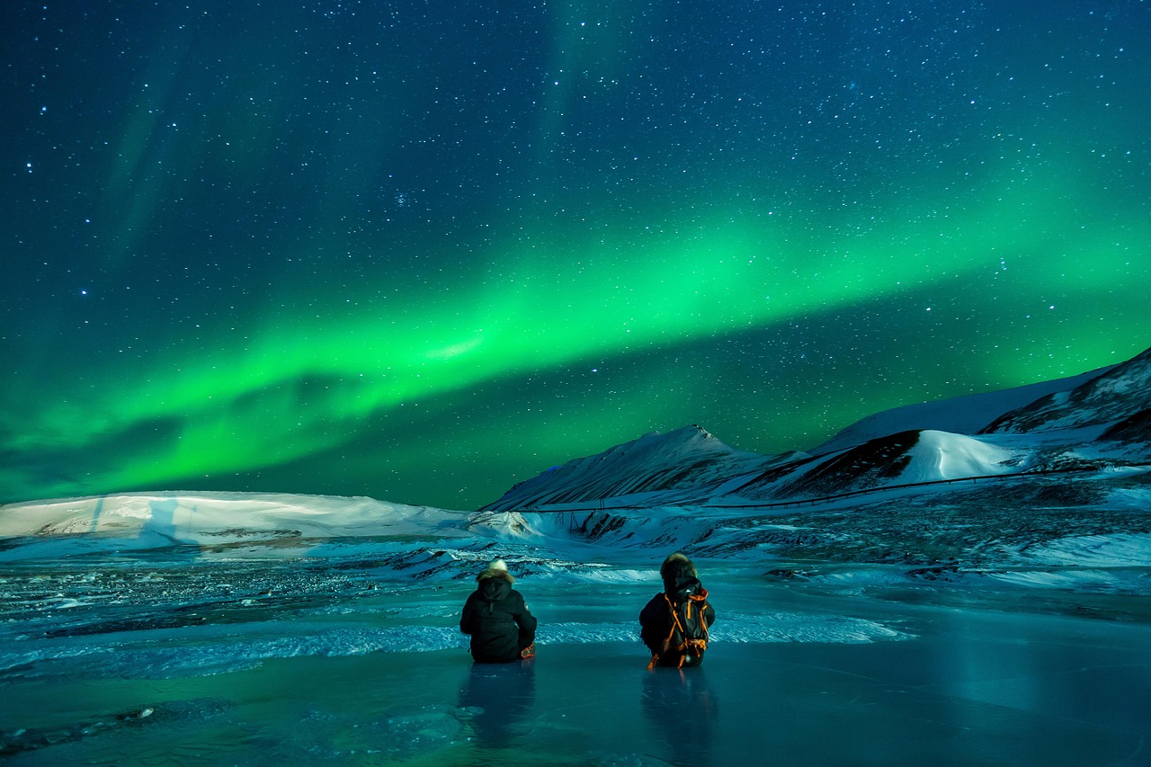 The aurora over the Nenets sky