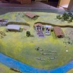 Model of the Nevalı Çori excavation site before it was flooded by the Atatürk Dam