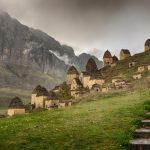 The Dargavs City of the Dead in the mountains